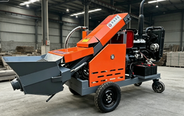 Model 15 Four-Cylinder Diesel  Concrete Delivery Pump High Quality Concrete Pump Construction Equipment