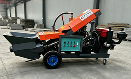 Model 15 Single-Cylinder Diesel  Concrete Delivery Pump High Quality Concrete Pump Construction Equipment