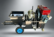 Diesel-powered Spraying Machine Portable Diesel Cement Mortar Sprayer For Outdoor Construction No Electricity Needed