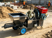 Diesel-powered Spraying Machine Portable Diesel Cement Mortar Sprayer For Outdoor Construction No Electricity Needed