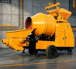 Integrated Diesel Concrete Pump High Quality Concrete Pump Construction Equipment