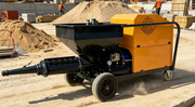 Coarse Sand Spraying Machine High Pressure Wall Cement Mortar Sprayer For Construction Interior Exterior Plastering