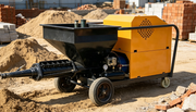 Coarse Sand Spraying Machine High Pressure Wall Cement Mortar Sprayer For Construction Interior Exterior Plastering